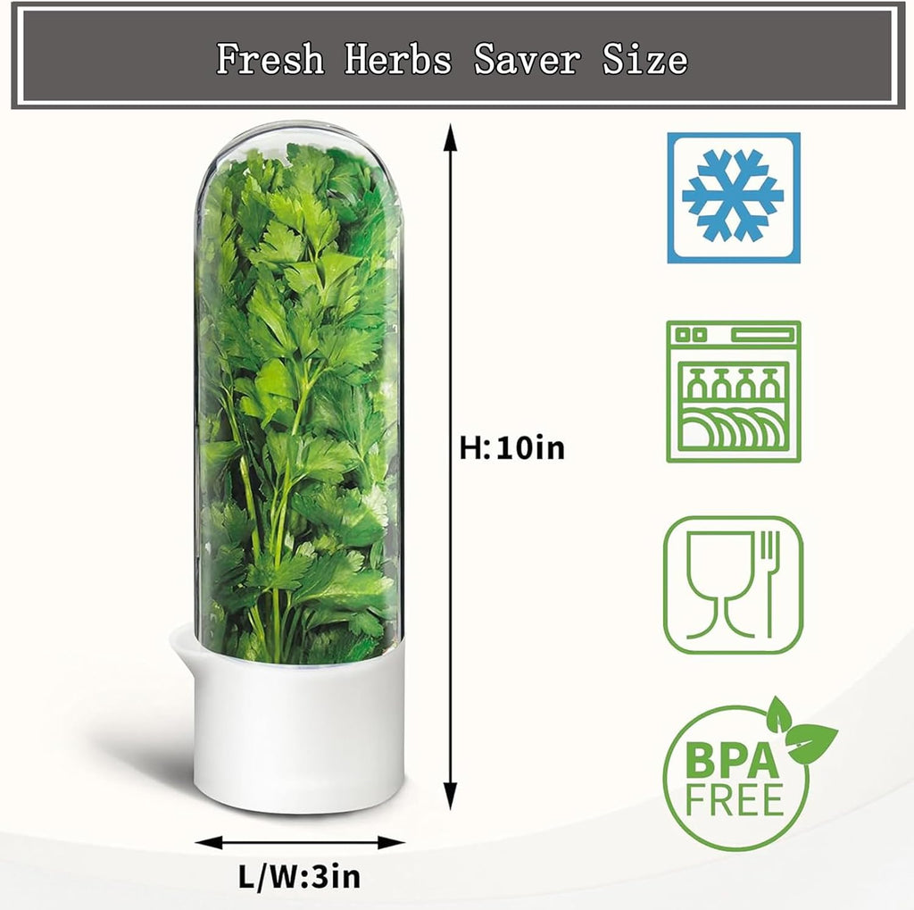 GreenPod | Herb Keeper for Fridge | Fresh for 3 Weeks
