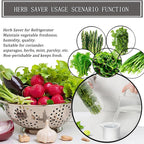 GreenPod | Herb Keeper for Fridge | Fresh for 3 Weeks