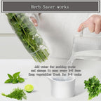 GreenPod | Herb Keeper for Fridge | Fresh for 3 Weeks