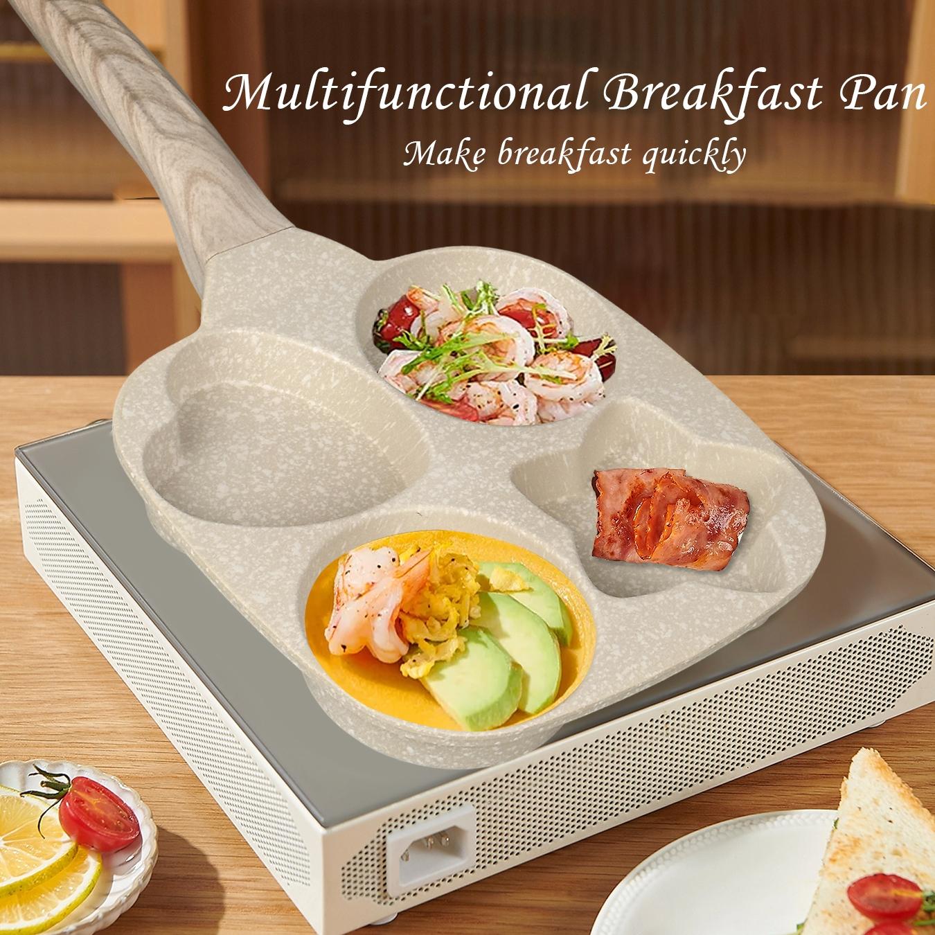 QuadPan | 4-Hole Non-Stick Breakfast Pan | Cook Faster, Clean Easier